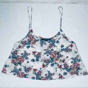 Brandy Melville | Floral Swing Crop Tank